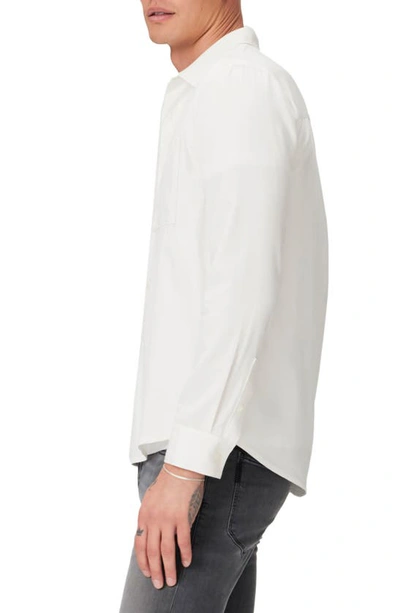 Shop Paige Wardin Button-up Shirt In Dried Coconut