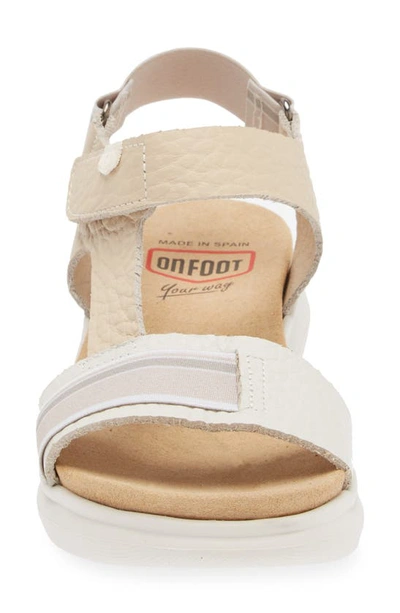 Shop On Foot 90502 Daytona Platform Sandal In Beige