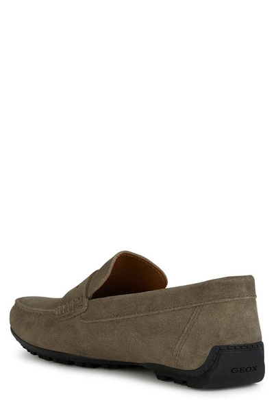 Shop Geox Kosmopolis Grip Penny Loafer In Taupe