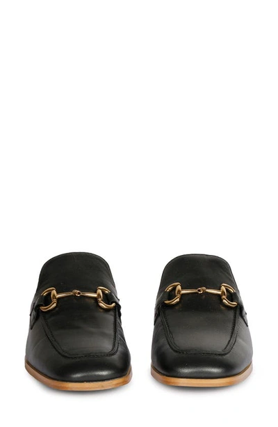 Saint G Savannah Moc Toe Loafer Mule In Black