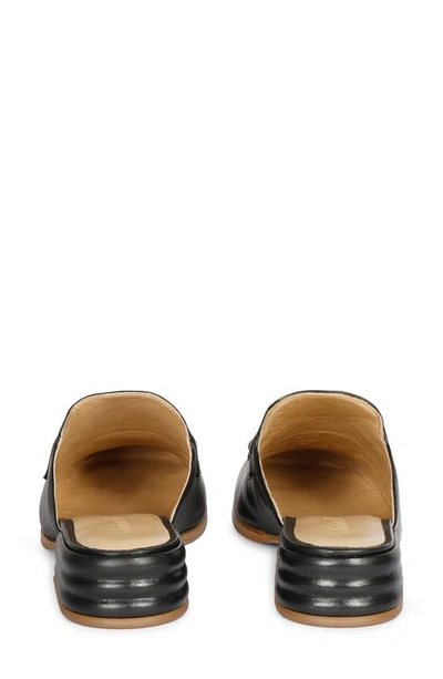 Saint G Savannah Moc Toe Loafer Mule In Black