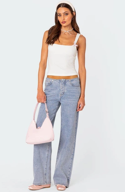 Edikted Women's Lola Ribbed Tank Top In White