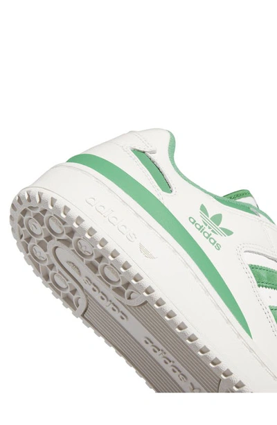 Shop Adidas Originals Forum Court Sneaker In White/ Preloved Green/ White