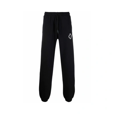 Marcelo Burlon County Of Milan Marcelo Burlon Tempera Cross Sweatpants In Black