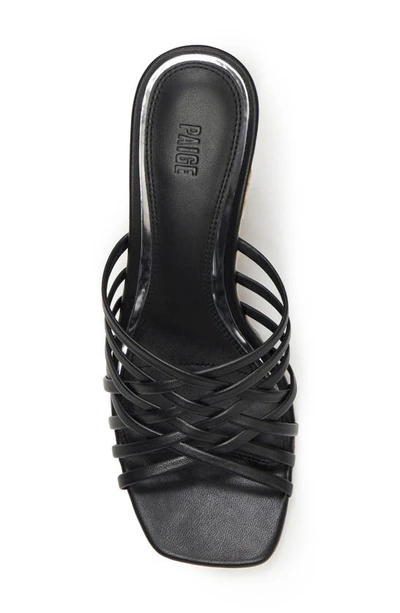 Shop Paige Skyler Espadrille Wedge Sandal In Black