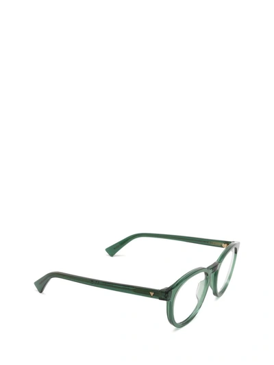 Shop Bottega Veneta Eyeglasses In Green