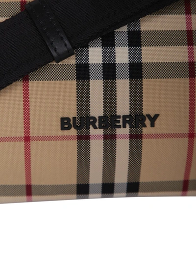 Shop Burberry Belt Bags In Beige