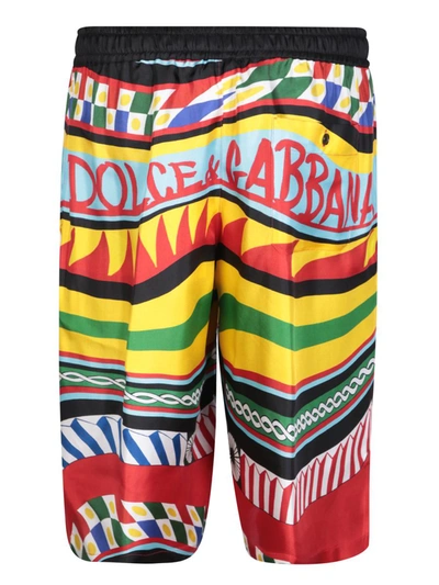 Shop Dolce & Gabbana Shorts In Multi