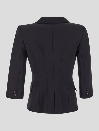 Shop Elisabetta Franchi Jackets In Black