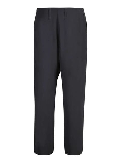 Shop Giorgio Armani Trousers In Black