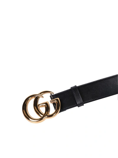 Shop Gucci Belts In Black