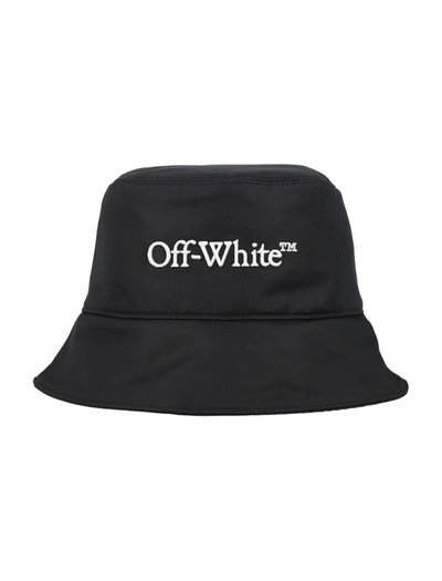 Shop Off-white Bookish Bucket Hat In Black