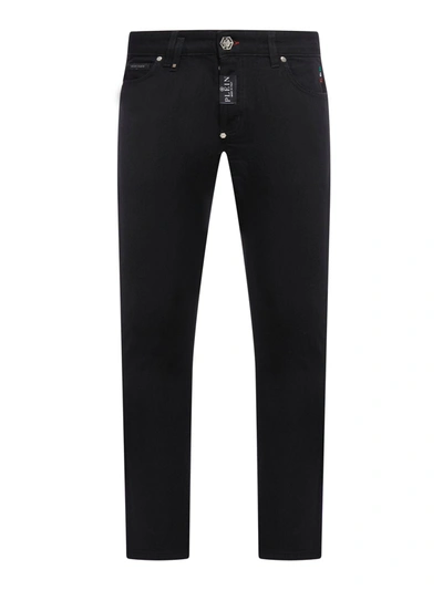 Shop Philipp Plein Skinny Jeans In Black