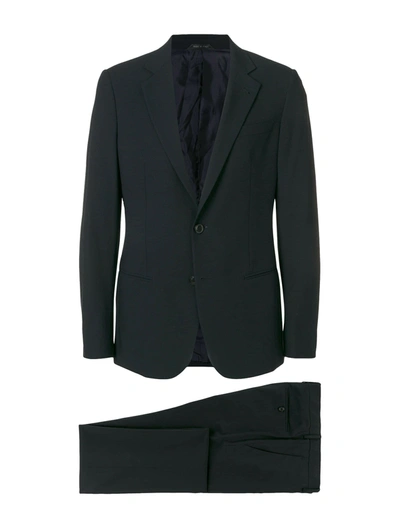 Shop Giorgio Armani Two Piece Suit In Blue