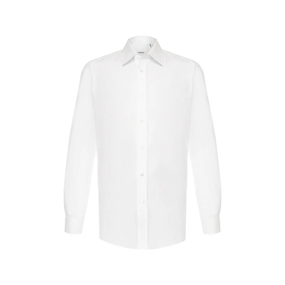 Shop Burberry Oxford Shirt In White