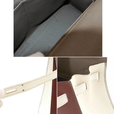 Shop Hermes Hermès Kelly 32 Multicolour Leather Shopper Bag ()