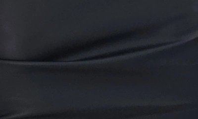 Shop Bcbg One-shoulder Body-con Dress In Black Onyx