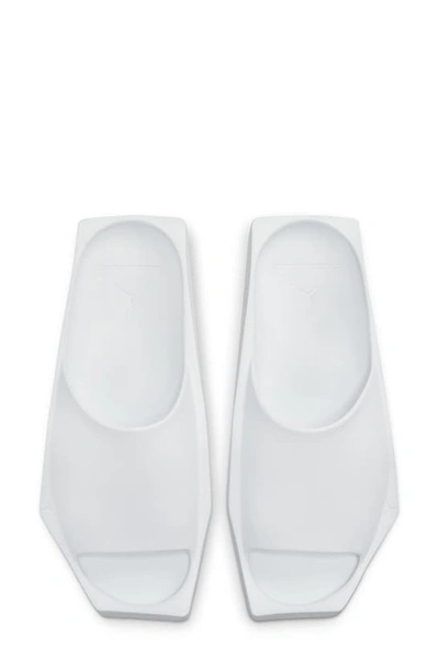 Shop Jordan Hex Slide Sandal In Off White/ Off White