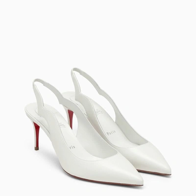 Shop Christian Louboutin Hot Chick Slingback In White