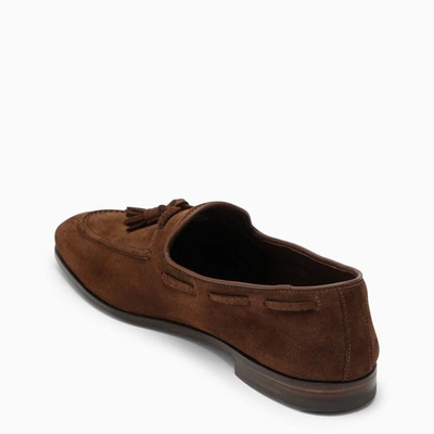 Shop Church's Suede Loafer With Tassels In Brown