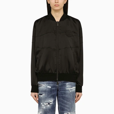 Shop Dsquared2 Bomber Jacket With Logo In Black