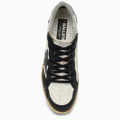Shop Golden Goose Low Ballstar /grey Sneaker In Black
