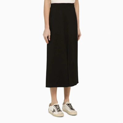 Shop Golden Goose Midi Skirt In Black