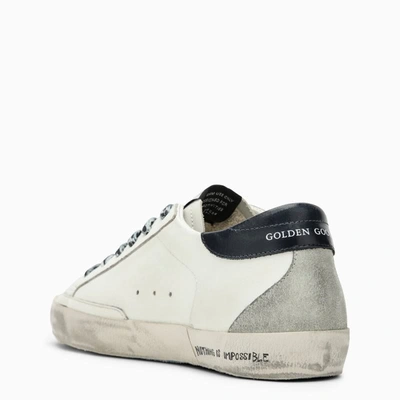 Shop Golden Goose White/fuchsia/blue Super-star Sneaker