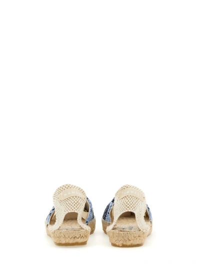 Shop Manebi Manebí Espadrilles Flat In Blue