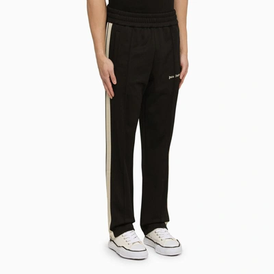 Shop Palm Angels Jogging Trousers With Bands In Black