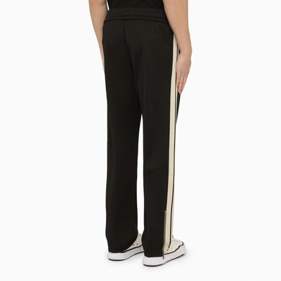 Shop Palm Angels Jogging Trousers With Bands In Black