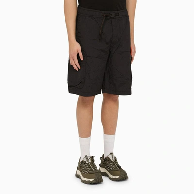 Shop Parajumpers Walton Nylon Bermuda Shorts In Black