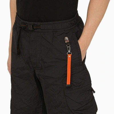 Shop Parajumpers Walton Nylon Bermuda Shorts In Black