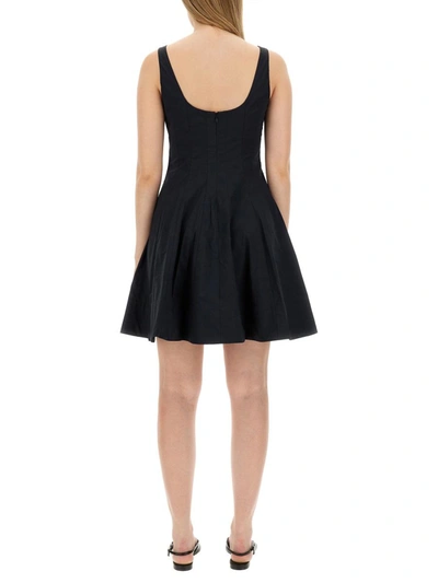 Shop Staud Mini Dress In Black