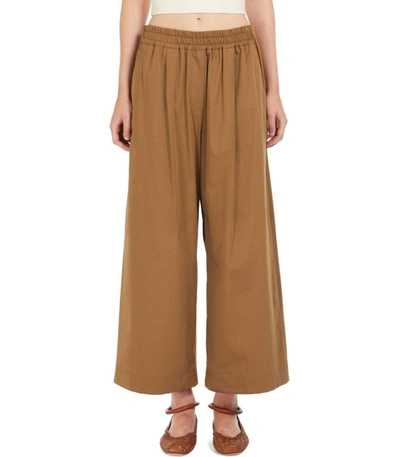 Shop Weekend Max Mara Placido Terracotta Trousers In Brown