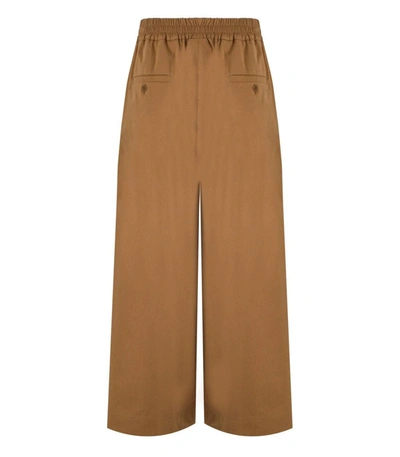 Shop Weekend Max Mara Placido Terracotta Trousers In Brown