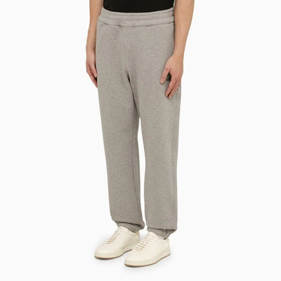 Shop Zegna Melange Jogging Trousers In Grey