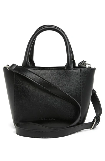 Shop Bcbg Whipstitch Mini Tote Bag In Black