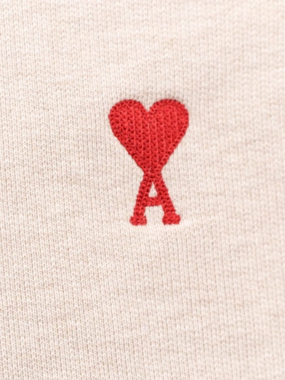 Shop Ami Alexandre Mattiussi Biologic Cotton Sweatshirt With Embroidered Logo