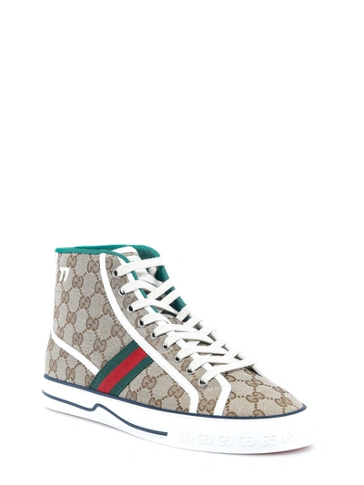 Shop Gucci Canvas Sneakers