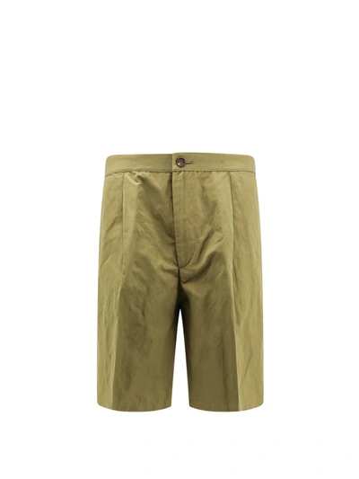 Shop Hevo Cotton And Metal Bermuda Shorts With Pinces