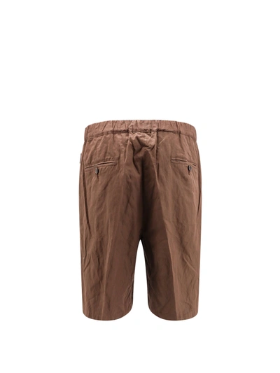 Shop Hevo Cotton And Metal Bermuda Shorts With Pinces