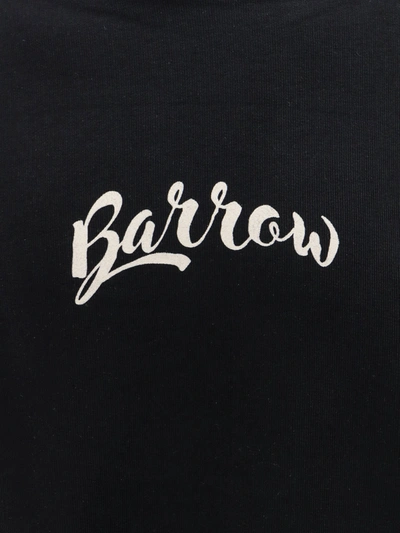 Shop Barrow Cotton Sweatshirt With Frontal Logo