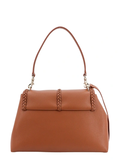 Shop Chloé Leather Shoulder Bag With Tassels