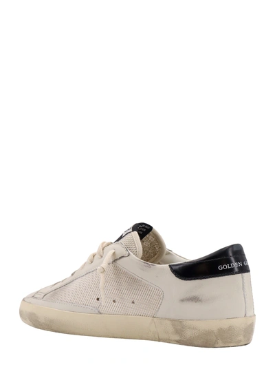 Shop Golden Goose Mesh And Leather Sneakers With Suede Patch