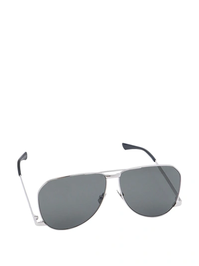 Shop Saint Laurent Metal Sunglasses