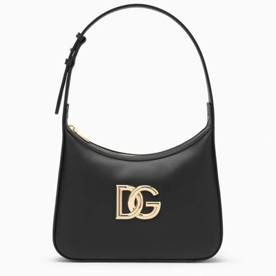 Shop Dolce & Gabbana Black Leather 3.5 Shoulder Bag