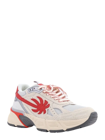 Shop Palm Angels Pa 4 Suede And Nylon Sneakers