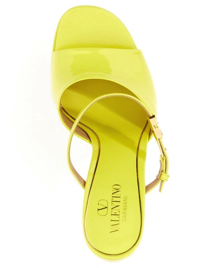 Shop Valentino Tan-go Sandals Yellow