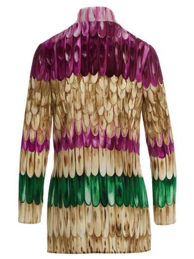 Shop Valentino Silk Printed Blouse Shirt, Blouse Multicolor